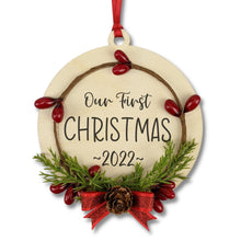Load image into Gallery viewer, Our First Christmas Ornament 2022
