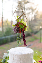 Load image into Gallery viewer, Hanging Wedding Decor - Burgundy Floral Decoration
