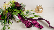 Load image into Gallery viewer, Cascading Burgundy and Blush Boho Bouquet
