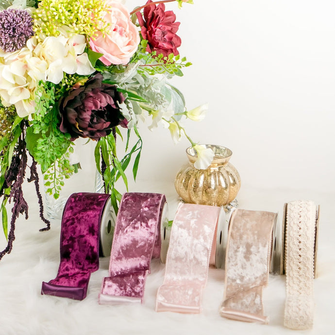 Velvet Ribbon Streamers for Bridal Bouquet - Add-On