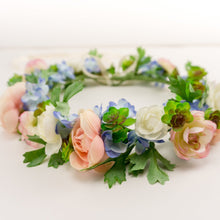 Load image into Gallery viewer, Floral Crown for Bridesmaids or Flower Girl
