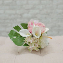 Load image into Gallery viewer, petite bridesmaid bouquet for beach wedding artificial flowers by Taylor&#39;s Touch Floral

