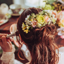 Load image into Gallery viewer, Floral Hair Comb for Updo
