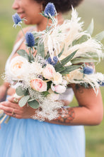 Load image into Gallery viewer, Dried Grass and Silk Flower Bouquet
