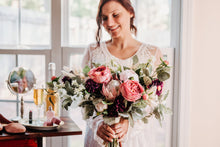 Load image into Gallery viewer, Mauve and Blush Modern Boho Bouquet
